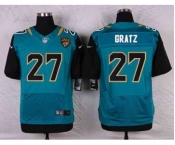 nike nfl jerseys jacksonville jaguars #27 gratz green[Elite][gratz]