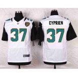 nike nfl jerseys jacksonville jaguars #37 cyprien white[Elite]