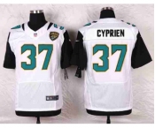 nike nfl jerseys jacksonville jaguars #37 cyprien white[Elite]