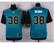 nike nfl jerseys jacksonville jaguars #38 brown green[Elite]