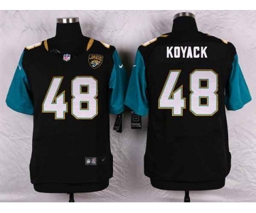 nike nfl jerseys jacksonville jaguars #48 koyack black[Elite]