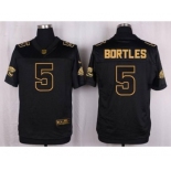 nike nfl jerseys jacksonville jaguars #5 bortles black gold collection[Elite]