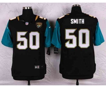 nike nfl jerseys jacksonville jaguars #50 smith black[Elite]