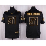 nike nfl jerseys jacksonville jaguars #51 posluszny black gold collection[Elite]