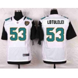 nike nfl jerseys jacksonville jaguars #53 lotulelei white[Elite]