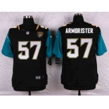 nike nfl jerseys jacksonville jaguars #57 armbrister black[Elite]