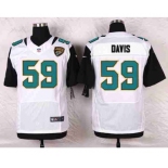 nike nfl jerseys jacksonville jaguars #59 davis white[Elite]