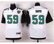 nike nfl jerseys jacksonville jaguars #59 davis white[Elite]