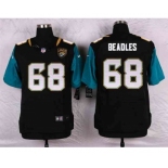 nike nfl jerseys jacksonville jaguars #68 beadles black[Elite]