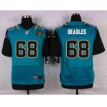 nike nfl jerseys jacksonville jaguars #68 beadles green[Elite]