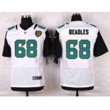 nike nfl jerseys jacksonville jaguars #68 beadles white[Elite]