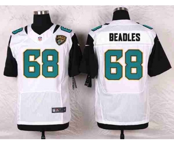 nike nfl jerseys jacksonville jaguars #68 beadles white[Elite]