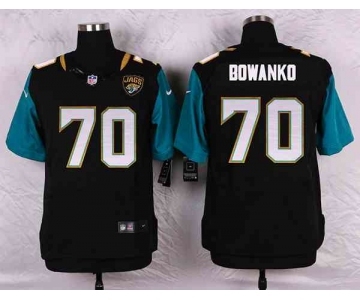 nike nfl jerseys jacksonville jaguars #70 bowanko black[Elite]