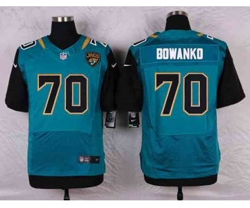 nike nfl jerseys jacksonville jaguars #70 bowanko green[Elite]