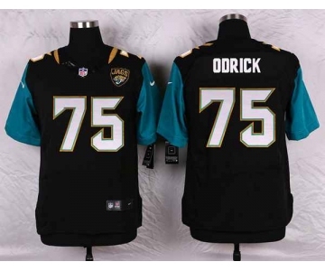 nike nfl jerseys jacksonville jaguars #75 odrick black[Elite][odrick]