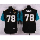 nike nfl jerseys jacksonville jaguars #78 parnell black[Elite]