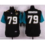 nike nfl jerseys jacksonville jaguars #79 igbinosun black[Elite]