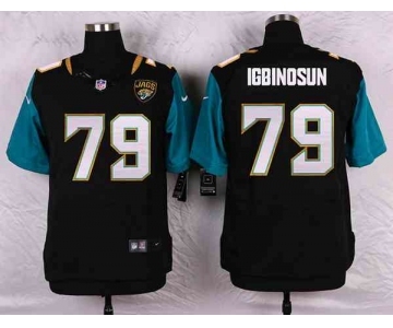 nike nfl jerseys jacksonville jaguars #79 igbinosun black[Elite]