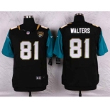 nike nfl jerseys jacksonville jaguars #81 walters black[Elite]