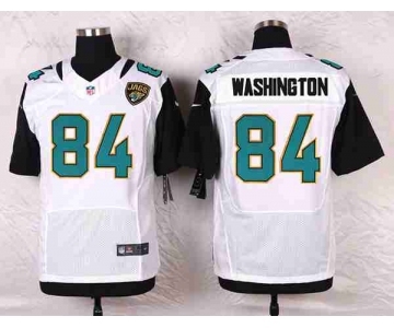 nike nfl jerseys jacksonville jaguars #84 washington white[Elite][washington]