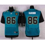 nike nfl jerseys jacksonville jaguars #86 harbor green[Elite]