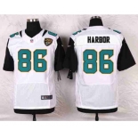 nike nfl jerseys jacksonville jaguars #86 harbor white[Elite]