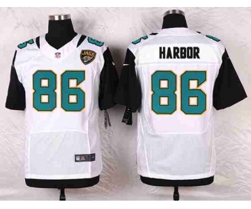 nike nfl jerseys jacksonville jaguars #86 harbor white[Elite]