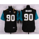 nike nfl jerseys jacksonville jaguars #90 branch black[Elite]