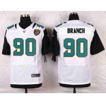 nike nfl jerseys jacksonville jaguars #90 branch white[Elite]