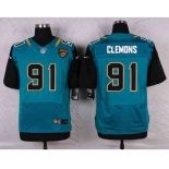 nike nfl jerseys jacksonville jaguars #91 clemons green[Elite]