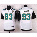 nike nfl jerseys jacksonville jaguars #93 alualu white[Elite]