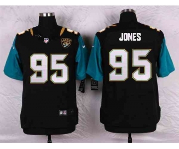 nike nfl jerseys jacksonville jaguars #95 jones black[Elite]