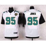 nike nfl jerseys jacksonville jaguars #95 jones white[Elite]