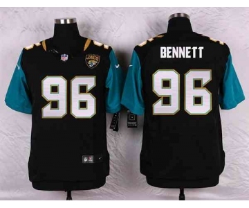 nike nfl jerseys jacksonville jaguars #96 bennett black[Elite]