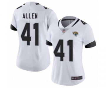 Women Jacksonville Jaguars #41 Josh Allen Teal Green Alternate Vapor Untouchable Limited Player Football Jersey