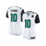 Women Nike Jacksonville Jaguars #10 Jaelen Strong Game White NFL Jersey