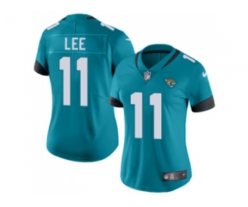 Women Nike Jacksonville Jaguars #11 Marqise Lee Teal Green Team Color Stitched NFL Vapor Untouchable Limited Jersey