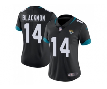 Women Nike Jacksonville Jaguars #14 Justin Blackmon Black Alternate Stitched NFL Vapor Untouchable Limited Jersey