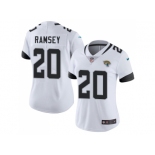 Women Nike Jacksonville Jaguars #20 Jalen Ramsey White Stitched NFL Vapor Untouchable Limited Jersey