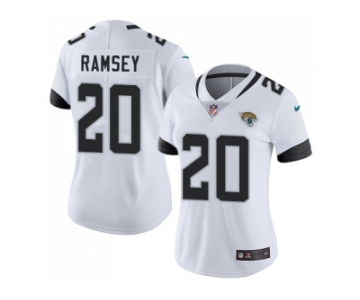 Women Nike Jacksonville Jaguars #20 Jalen Ramsey White Stitched NFL Vapor Untouchable Limited Jersey