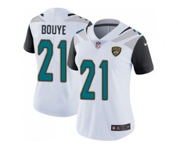 Women Nike Jacksonville Jaguars #21 A.J. Bouye White Stitched NFL Vapor Untouchable Limited Jersey