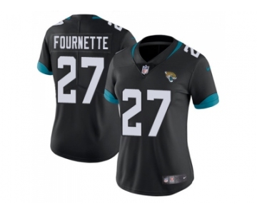 Women Nike Jacksonville Jaguars #27 Leonard Fournette Black Alternate Stitched NFL Vapor Untouchable Limited Jersey