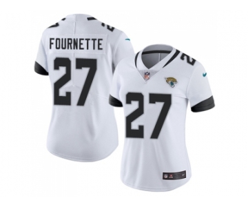 Women Nike Jacksonville Jaguars #27 Leonard Fournette White Stitched NFL Vapor Untouchable Limited Jersey