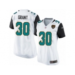 Women Nike Jacksonville Jaguars #30 Corey Grant Game White NFL Jersey