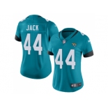 Women Nike Jacksonville Jaguars #44 Myles Jack Teal Green Team Color Stitched NFL Vapor Untouchable Limited Jersey