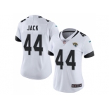 Women Nike Jacksonville Jaguars #44 Myles Jack White Stitched NFL Vapor Untouchable Limited Jersey