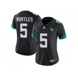 Women Nike Jacksonville Jaguars #5 Blake Bortles Black Alternate Stitched NFL Vapor Untouchable Limited Jersey