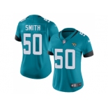 Women Nike Jacksonville Jaguars #50 Telvin Smith Teal Green Team Color Stitched NFL Vapor Untouchable Limited Jersey