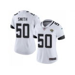 Women Nike Jacksonville Jaguars #50 Telvin Smith White Stitched NFL Vapor Untouchable Limited Jersey