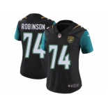 Women Nike Jacksonville Jaguars #74 Cam Robinson Black Alternate Vapor Untouchable Limited Player NFL Jersey